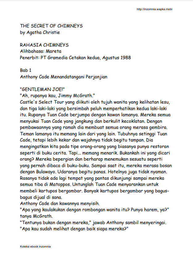Rahasia Chimneys